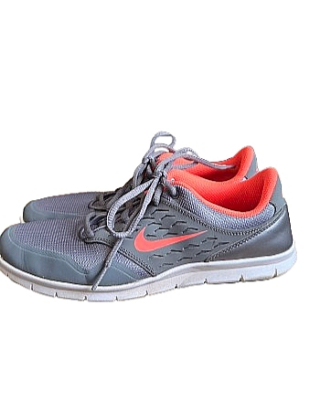 NIKE Women's Gray w/Coral Accents Athletic Shoes. Sz 9